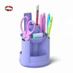 Набор настол. Erich Krause  Mini desk Pastel фиолетовый, вращающ.   /53232               *325494